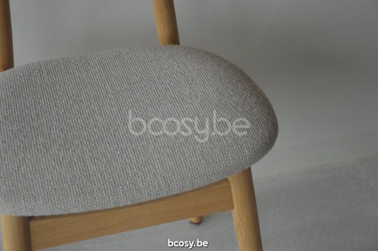 Vincent Sheppard Teo Chaise Cadre en Chêne Naturel Bouclé Chêne Blanc Lime.