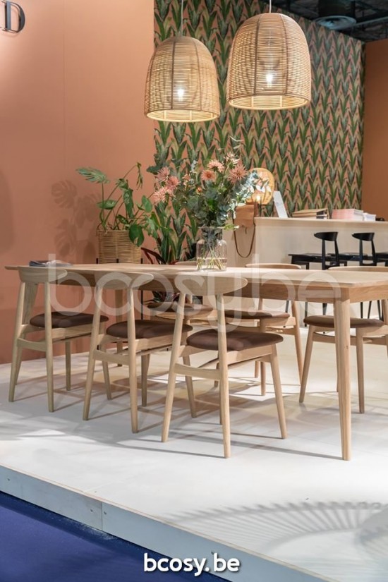 Vincent Sheppard Teo Stoel Natuur Eiken frame.