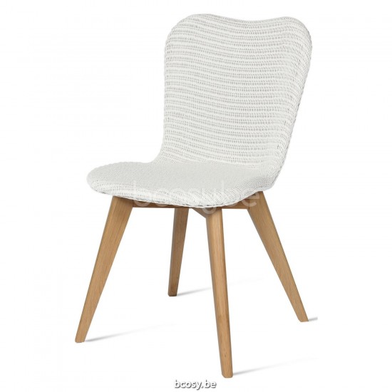 Vincent Sheppard Lily Stoel Natuur eiken Hout frame Snow Lloyd Loom.