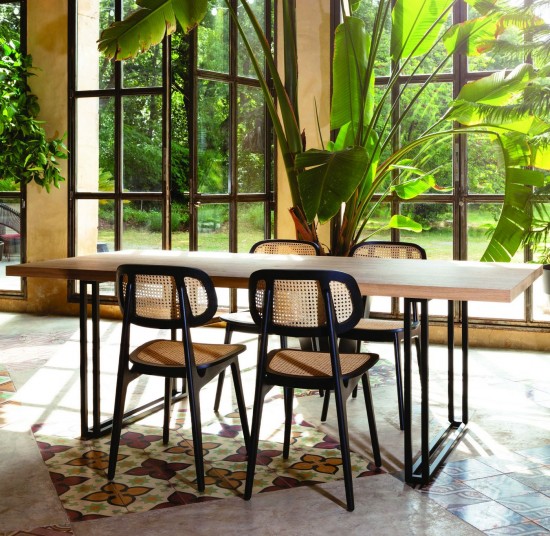 Vincent Sheppard Titus Chaise cadre en Chêne Noir teinté.