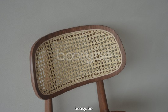 Vincent Sheppard Titus dining chairs Tobacco Beech frame Cane Seat.