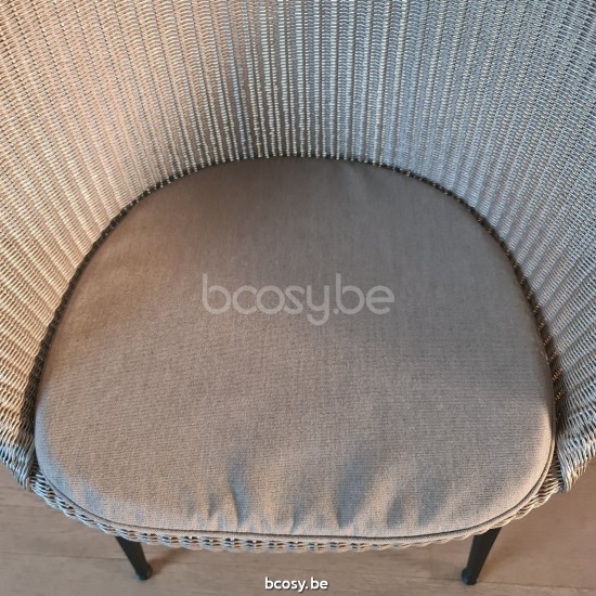 Vincent Sheppard JACK Esstischstuhl - Eiche Jack Stuhl Rahmen aus Schwarz pulverbeschichtet Stahl X Nacré Lloyd Loom.