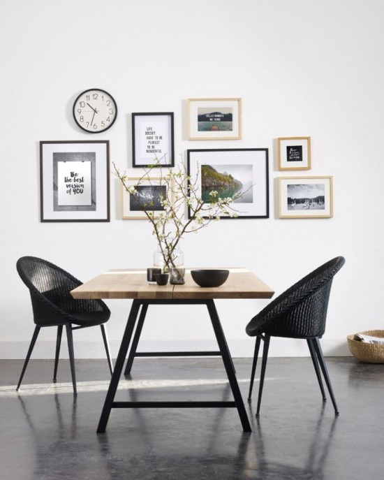 Vincent Sheppard JACK Chaise Jack Chaise cadre en Acier X Revêtement en poudre noir Lloyd Loom Noir.