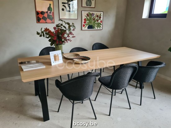 Vincent Sheppard Avril sessel lehnstuhl lehnstuehle mit lehne Rahmen aus Schwarz pulverbeschichtet Stahl A Schwarz Lloyd Loom