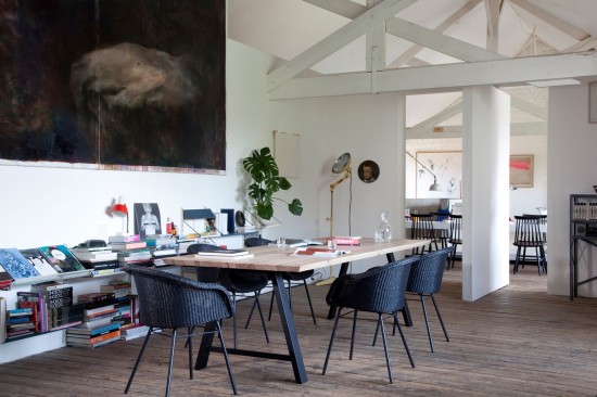 Vincent Sheppard Avril Chaise cadre en Acier A Revêtement en poudre noir Lloyd Loom Noir.