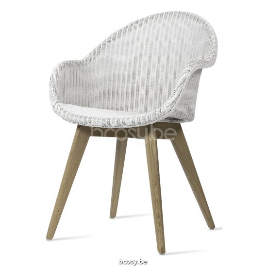 Vincent Sheppard Avril armstoelen Natuur eiken Hout frame Snow Lloyd Loom.