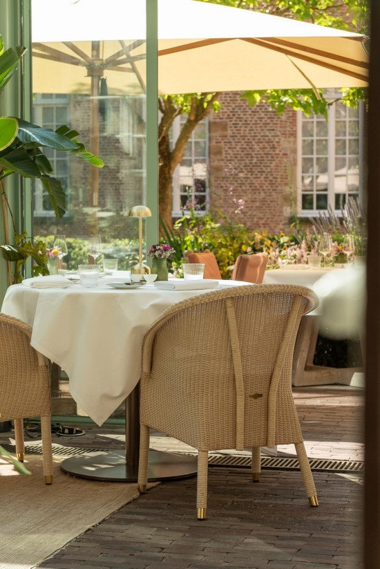 Vincent Sheppard Chester Chaise Lloyd Loom Blanc cassé.