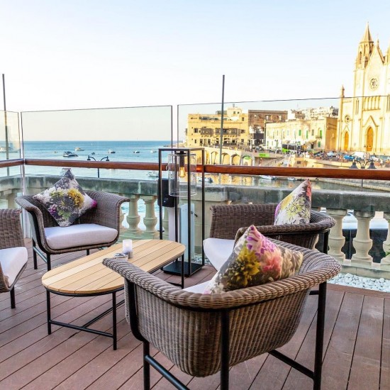 Vincent Sheppard Wicked Fauteuil de repos cadre en Aluminium Noir Tressage Taupe Polyéthylène.