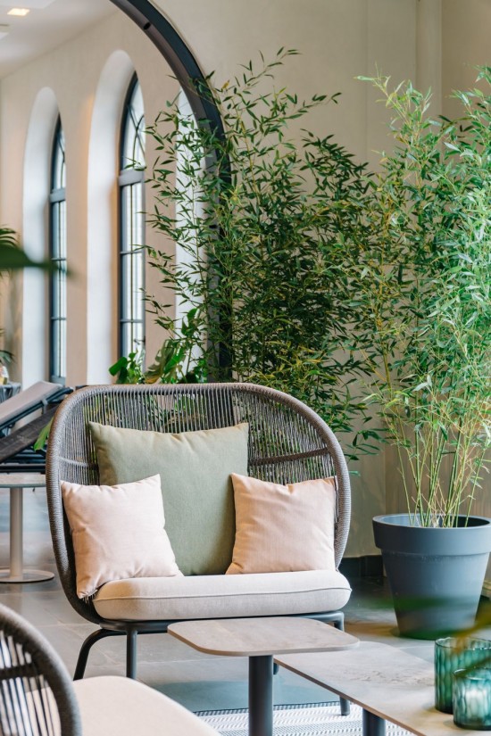 Vincent Sheppard Kodo Cocoon Rahmen aus Fossil Grau Aluminium Fossil Grau Seil Polypropylen.