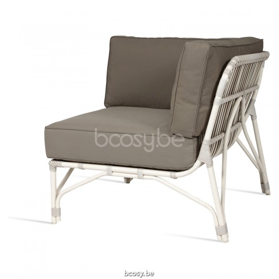 Vincent Sheppard Lucy Modulaire hoek Gebroken Wit Wicker koord Polyethyleen.