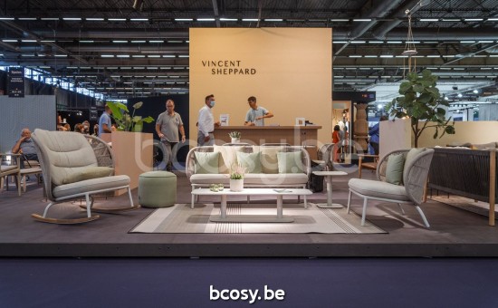 Vincent Sheppard Kodo Schwing schaukelstuhl schaukelstuehle Rahmen aus Dune Weiß Aluminium Dune Weiß Seil Polypropylen.