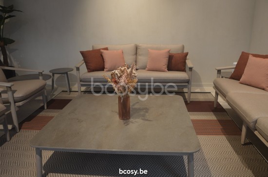 Vincent Sheppard David garden outdoor lounge sets Aged Teak frame Greige Rope Polypropylene.