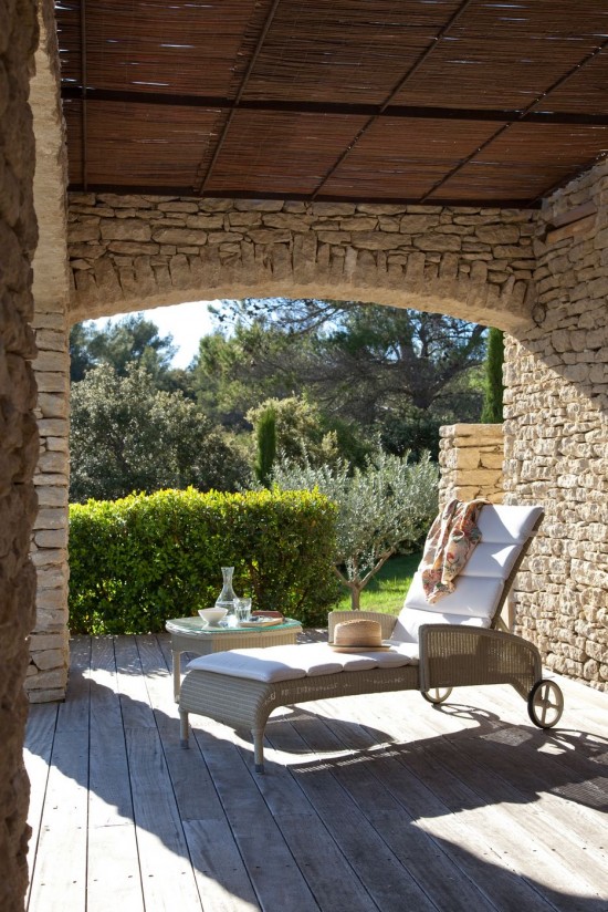 Vincent Sheppard Dovile Bain de soleil avec bras Lloyd Loom Blanc pur.