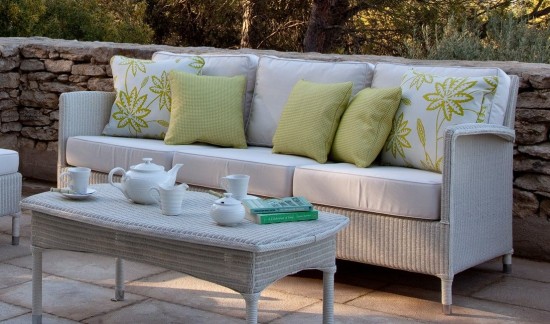 Vincent Sheppard Dovile Loungesofa 3s Puur Wit Lloyd Loom.