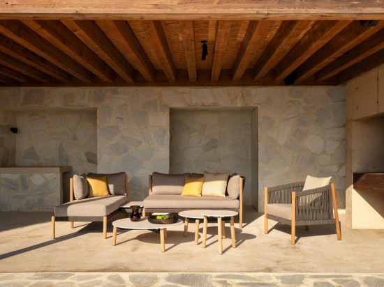 Vincent Sheppard Lento Modulaire hoek links Onbehandeld Teak Houten frame.