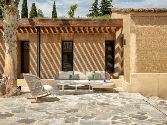 Vincent Sheppard Kodo modular garden outdoor lounge set loungeset Dune White Aluminium frame Dune White Rope Polypropylene.