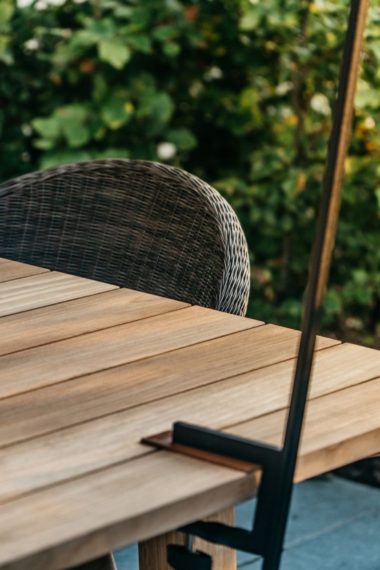 Vincent Sheppard EDGARD Chaise - Acier Edgard Chaise cadre en Acier A Revêtement en poudre noir Tressage Mocca Polyéthylène.