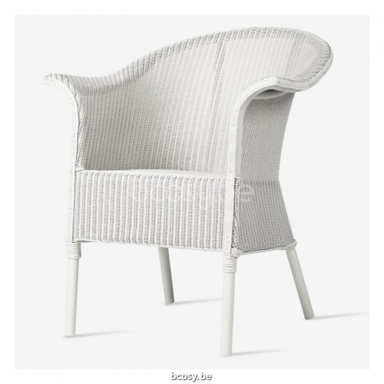 Vincent Sheppard Monte Carlo Chaise Lloyd Loom Blanc pur.