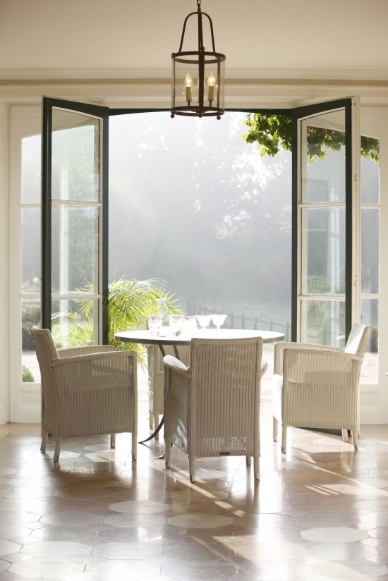 Vincent Sheppard Dovile Chaise Lloyd Loom Blanc pur.