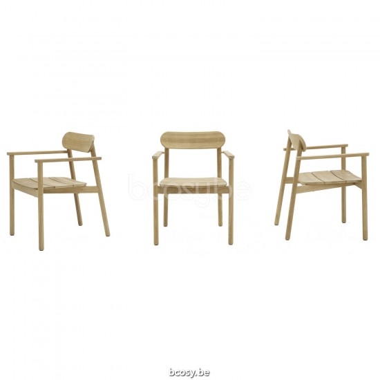 Vincent Sheppard Freya Tuinstoelen Onbehandeld Teak Houten frame.