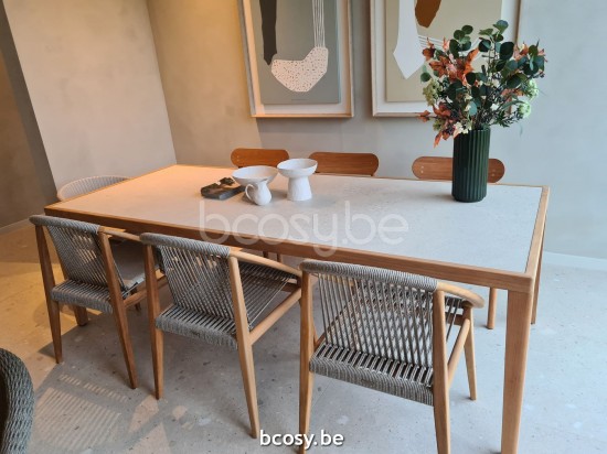 Vincent Sheppard Frida Stuhl Rahmen aus Dunkelgrün Seil Polypropylen.