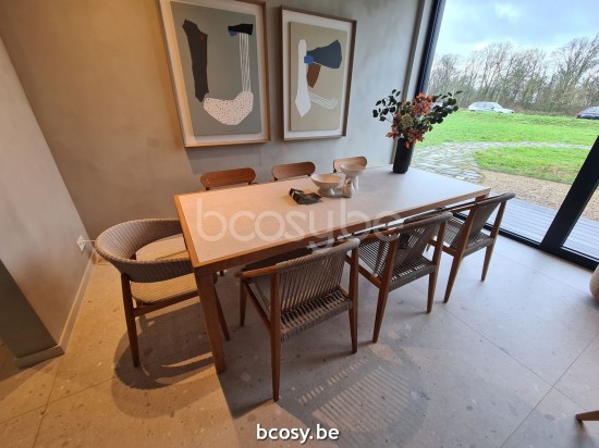 Vincent Sheppard Frida fauteuils de jardin cadre en Corde Vert foncé Polypropylène.