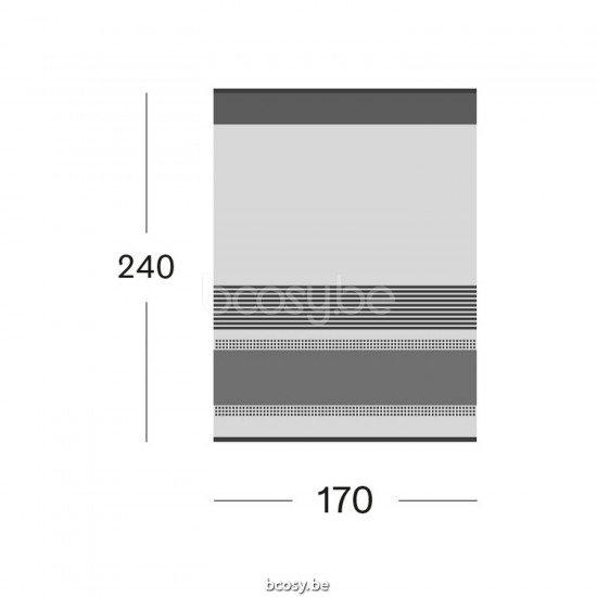 Vincent Sheppard Outdoor Carpet Aussenteppiche für den Außenbereich 170x240 Sahara Stoff Polyester.