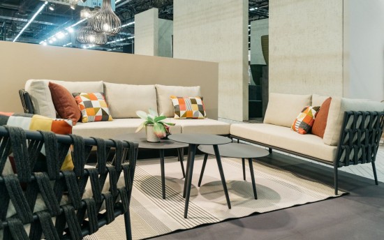 Vincent Sheppard Outdoor Carpet Terras buitenvloertapijten vloerkleed vloerkleden 170x240 Sahara Stof Polyester.