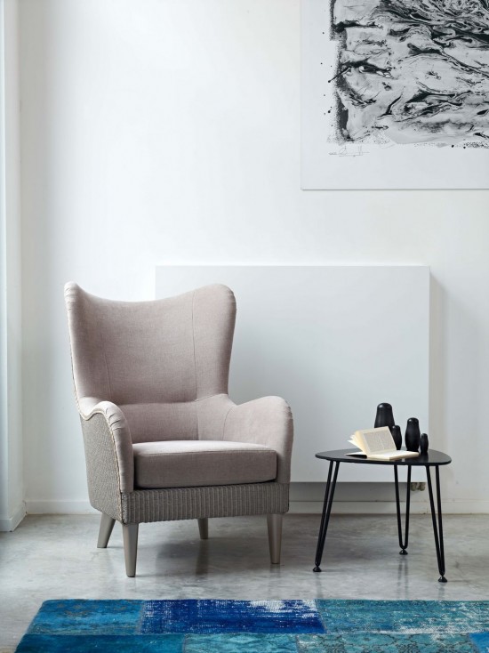 Vincent Sheppard Rozy Garten Beistelltische Rahmen aus Schwarz Stahl Plectrum shape.