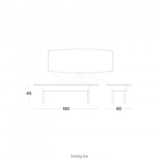 Vincent Sheppard Dovile Table d'appoint de jardin Lloyd Loom Gris Quartz.