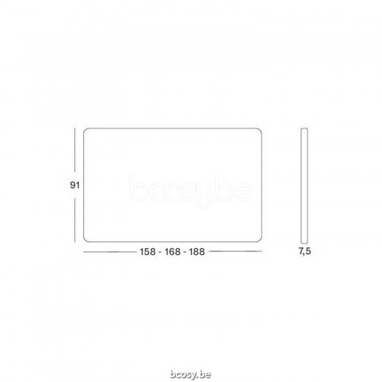 Vincent Sheppard Luca Headboard 168 White Wash Lloyd Loom.