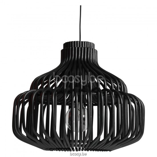 Vincent Sheppard Endless Rotan Hanglamp Naturel Zwart Rotan.