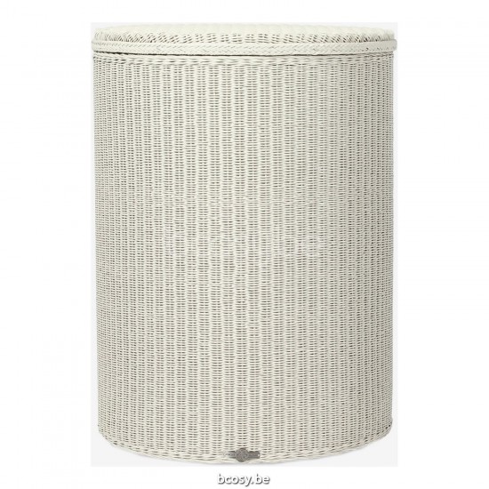 Vincent Sheppard Panier à linge Laura Laura Panier à linge Lloyd Loom Neige.