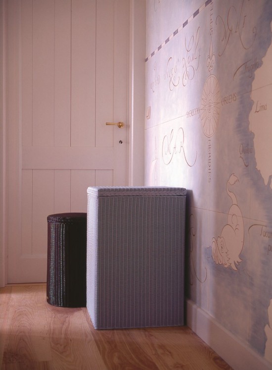 Vincent Sheppard Laura Wäschekorb Laura Wäschekorb Aqua Lloyd Loom.