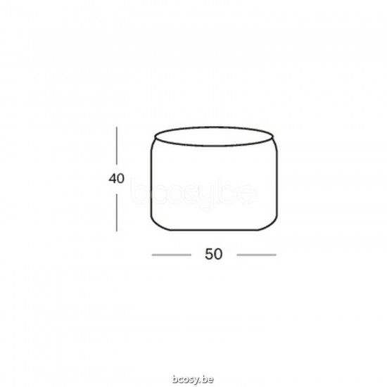 Vincent Sheppard Vincent Sheppard Olaf Pouf Dia 50 Cat B Fabric Category B Fabric.