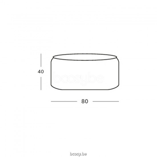 Vincent Sheppard Vincent Sheppard Olaf Pouf Round Category B Fabric.