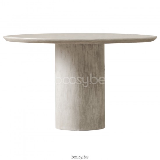 Vincent Sheppard Ari Ronde Eettafel Dia 150 Lunar White Mineraal frame Lunar White Mineraal Tafelblad.