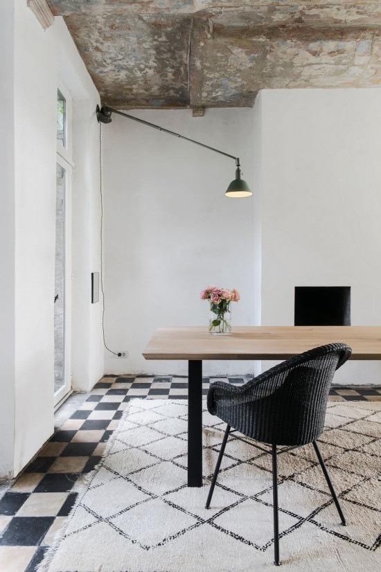 Vincent Sheppard Albert eettafels keukentafels woonkamer Zwart Gepoedercoat Stalen A frame 260x100.