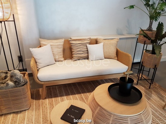 Vincent Sheppard Alex Sofa Eiche Basis Alex Lounge Sofa Rahmen aus Eiche Natur Holz Klar Lloyd Loom.