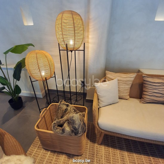 Vincent Sheppard Alex Lounge Sofa Rahmen aus Eiche Natur Holz Klar Lloyd Loom.