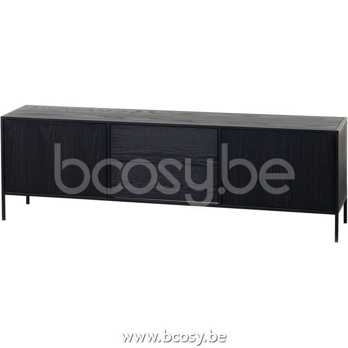 Lifestyle94 IMPERIAL TV CABINET BLACK 160x35x50--Lifestyle TV BLACK 160x35x50--Lifestyle 146334 <span style="font-size: 6pt;"> televisiekasten televisiemeubels tv kasten armoires meubles tele tv de television tél </span ...