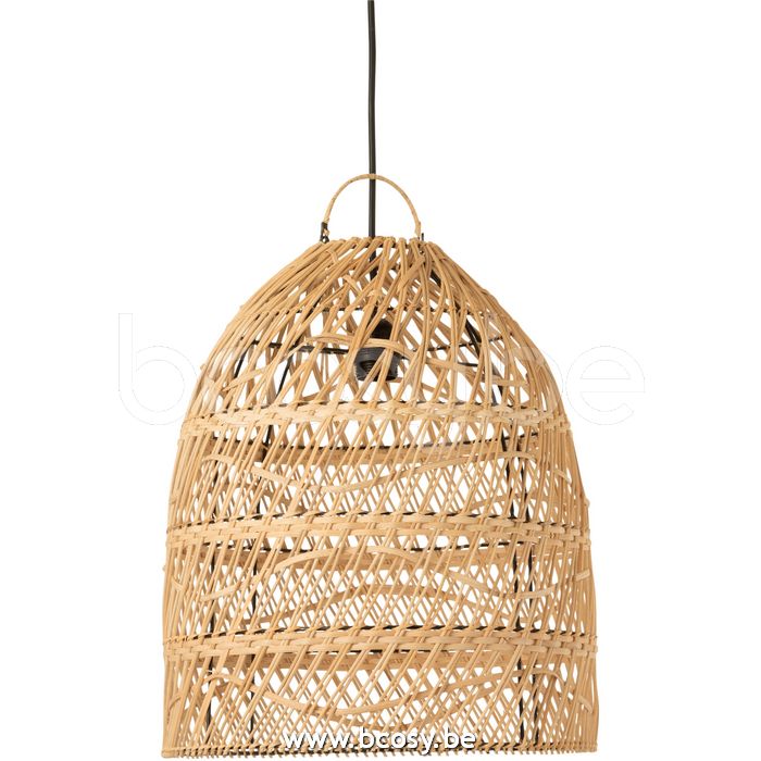 J-Line Lampkap Golven Rotan Naturel L40xB40xH45 10863 J-line 10863 <span style="font-size: 6pt;"> Lampekappen Lampenkappen Binnenverlichting-Éclairage Armatures Luminaires D'intérieur Jours-Lampshades Indoor Lighting-Lampenschirme Inn ...