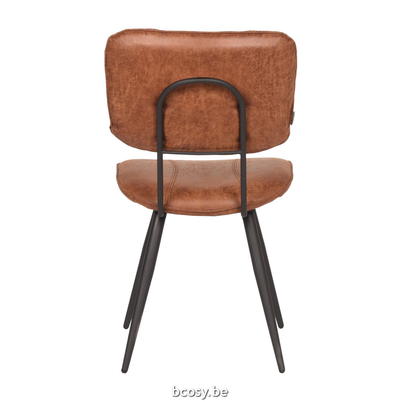 LABEL51 Eetkamerstoel Fos Cognac Leder LABEL51 IH-50.040 <span style="font-size: 6pt;"> stoelen eetkamerstoelen eethoekstoelen eettafelstoelen chaises de repas dining chairs stuhl stuehle </span> - Stoelen Krukken - BCosy.be Lifestyle ...