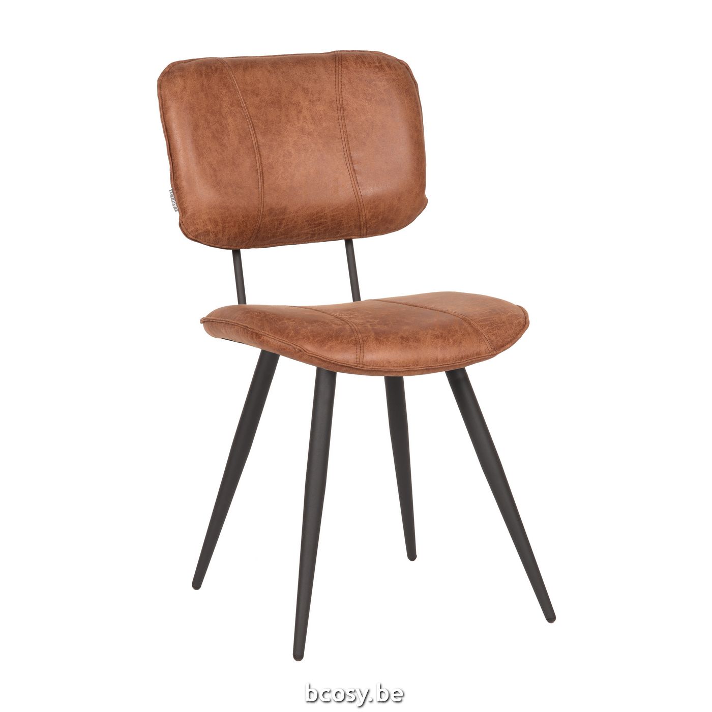 Heel schetsen ontmoeten LABEL51 Eetkamerstoel Fos Cognac Leder LABEL51 IH-50.040 <span  style="font-size: 6pt;"> stoelen eetkamerstoelen eethoekstoelen  eettafelstoelen eetstoelen chaises de repas dining chairs stuhl stuehle  </span> - Stoelen Krukken - BCosy.be Lifestyle ...